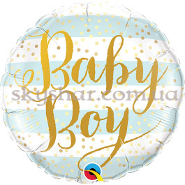 Опция Фольгированный шар круг "Baby Boy" – фото 4 Опция Фольгированный шар круг "Baby Boy" – фото 4