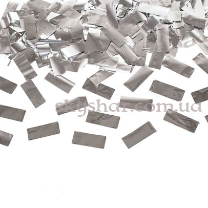 Хлопушка Серебряное Конфетти 20 см – фото 1