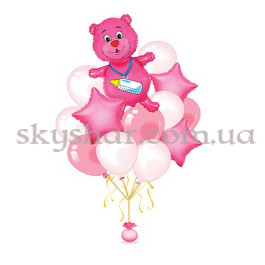 Опция Набір кульок "Ведмедик для малюка (дівчинка)" – фото 8