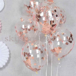 Опция Шар с конфетти "Круги Розовое Золото" – фото 21