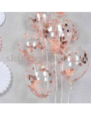 Кулька з конфетті "Кола Рожеве Золото" – фото 2