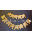 Гірлянда розтяжка "Happy Birthday" Золота – фото 3