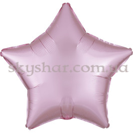 Опция Фольгована кулька "Зірка світло рожева Сатин" 46 см – фото 8