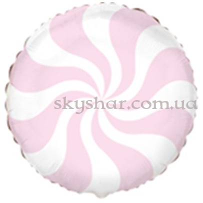 Фольгована кулька "Цукерка Льодяник Макарун Рожева" – фото 1 Фольгована кулька "Цукерка Льодяник Макарун Рожева" – фото 1