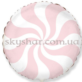 Опция Фольгированный шар "Конфета Леденец Макарун Персиковая" – фото 1