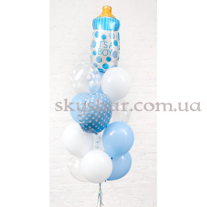 Набір кульок "Пляшечка Хлопчик" – фото 1