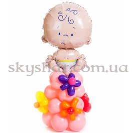 Опция Пупсик Девочка на розовой полянке – фото 26