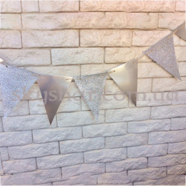 Опция Гирлянда-растяжка Серебро Блеск 3 м – фото 12 Опция Гирлянда-растяжка Серебро Блеск 3 м – фото 12