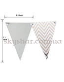 Гірлянда-розтяжка Срібло Смужка 3 м – фото 4