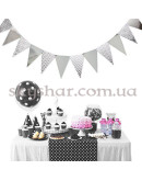 Гирлянда-растяжка Серебро  Полоска 3 м – фото 3