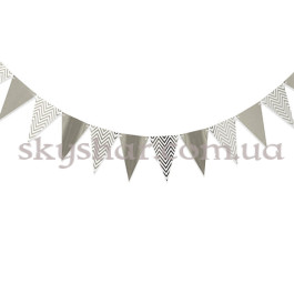 Опция Гірлянда-розтяжка Срібло Смужка 3 м – фото 11