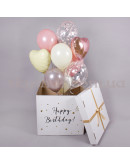 Коробка сюрприз с шарами "Шампань" – фото 2