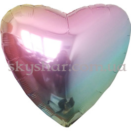 Опция Фольгована кулька "Серце Омбре Перлини" 46 см – фото 6