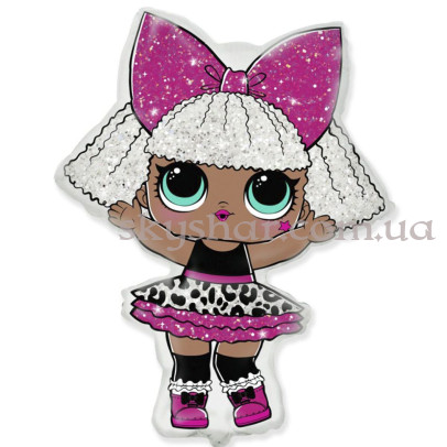 Фольгированный шар фигура "Кукла ЛОЛ Дива" – фото 1