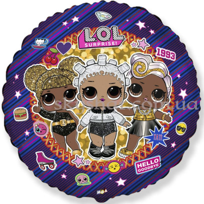 Фольгована кулька коло "Ляльки ЛОЛ" – фото 1