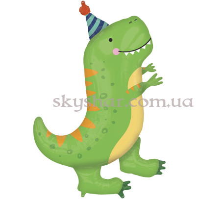 Фольгована кулька "Динозавр T-Rex" – фото 1 Фольгована кулька "Динозавр T-Rex" – фото 1