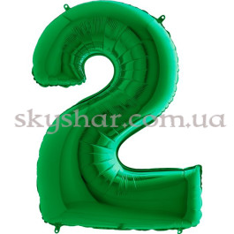 Опция Фольгована цифра "2" Зелена  – фото 17