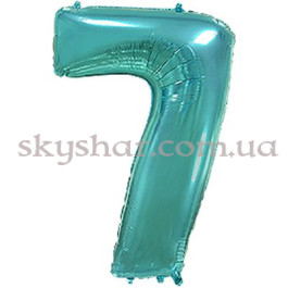 Опция Фольгована цифра "7" Бірюзова – фото 9 Опция Фольгована цифра "7" Бірюзова – фото 9