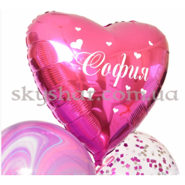Коробка сюрприз с шарами "Любимой" – фото 3