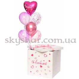 Опция Коробка сюрприз з кульками "Любимой" – фото 13