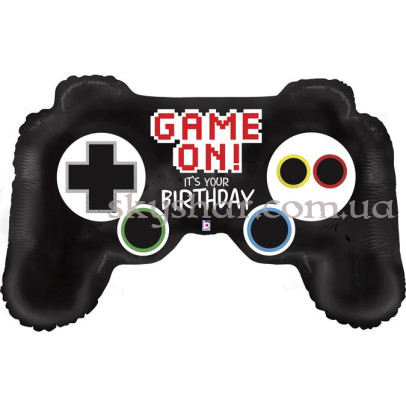 Фольгована кулька "Ігровий Джойстик "Game On! It's your birthday" – фото 1