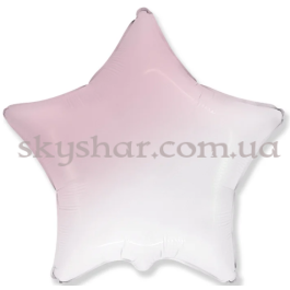 Опция Фольгована кулька "Зірка Омбре Біло-Рожева" 46 см – фото 6