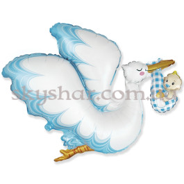 Опция Фольгированный шар "Аист с мальчиком" – фото 9