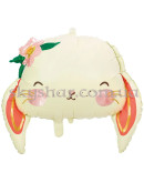 Фольгована кулька "Милий кролик з квіточкою" – фото 2