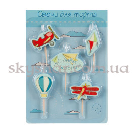 Опция Свічки для торта на піках Літаки 5 шт. – фото 27