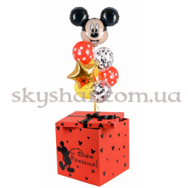 Опция Коробка сюрприз з кульками "Міккі Маус. С Днем Рождения!" – фото 14