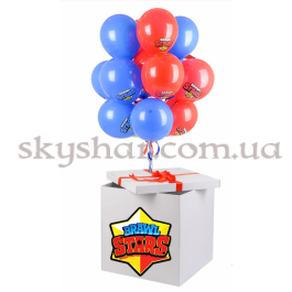Опция Коробка сюрприз с шарами "Brawl Stars" Белая (Бравл Старс) – фото 19 Опция Коробка сюрприз с шарами "Brawl Stars" Белая (Бравл Старс) – фото 19