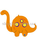 Фольгована кулька "Динозавр Бронтозавр" – фото 2