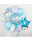 Набір кульок із метрикою на виписку з пологового будинку "Baby Blue" – фото 4