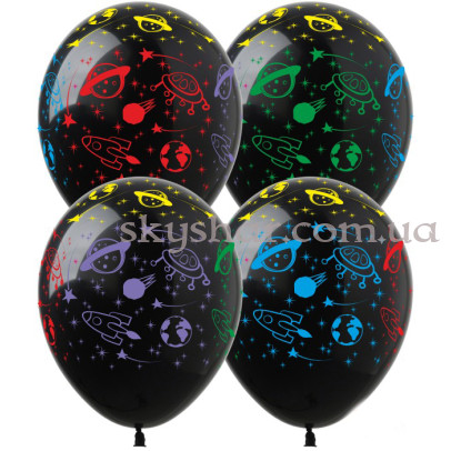 Гелиевые шары "Космос" (30 см)  – фото 1