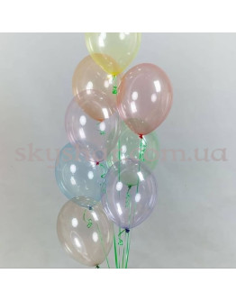 Опция Гелиевые шарики Леденцы прозрачные Ассорти 14" (35 см)  – фото 1