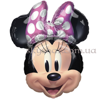 Фольгированный шар фигура "Минни Веселая" – фото 1