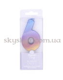 Свеча -цифра "6" Омбре радужное – фото 3