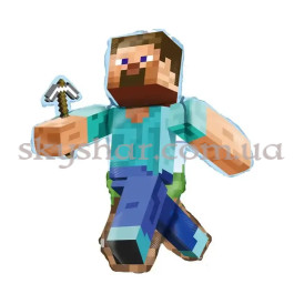 Опция Фольгована кулька "Стів Майнкрафт" – фото 8