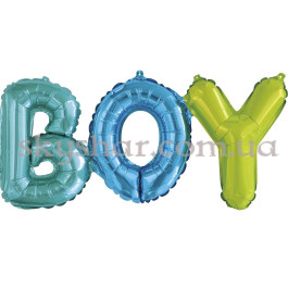 Опция Фольгированные шары-буквы "Boy" Воздух 35 см – фото 2 Опция Фольгированные шары-буквы "Boy" Воздух 35 см – фото 2