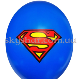 Опция Гелієві кульки "Супермен емблема на синьому" (35 см)  – фото 10