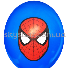 Опция Гелієві кульки "Спайдермен / Людина Павук маска на синьому" (35 см)  – фото 7