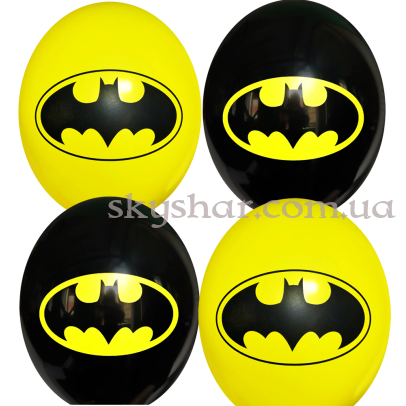 Гелієві кульки "Бетмен емблема" (35 см)  – фото 1