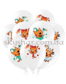 Гелиевые шары "Три Кота (Коты на белом)" (35 см)  – фото 3