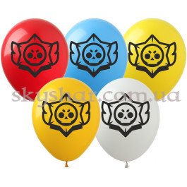 Опция Гелієві кульки "Brawl Stars (Бравл Старс) Асорті" (30 см)  – фото 23