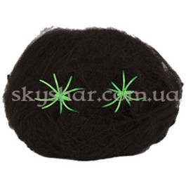 Опция Павутина чорна з 2 павуками 1х1м – фото 17