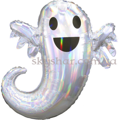 Фольгированный шар "Привидение голографическое" – фото 1