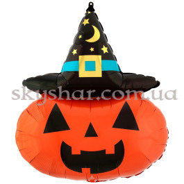 Опция Фольгована кулька "Гарбуз у чорному капелюсі" – фото 2