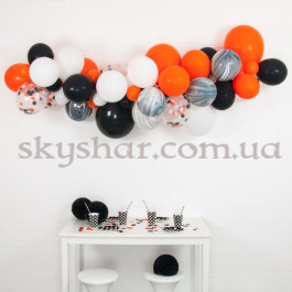Опция Різнокаліберна гірлянда з кульок на Хелловін 1 пог. м – фото 22 Опция Різнокаліберна гірлянда з кульок на Хелловін 1 пог. м – фото 22