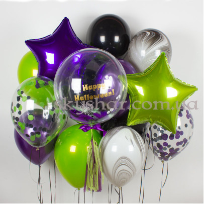 Набір кульок "Happy Halloween" – фото 1 Набір кульок "Happy Halloween" – фото 1