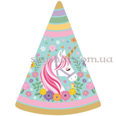 Ковпак Єдиноріг Ніжний 6 шт. – фото 1 Ковпак Єдиноріг Ніжний 6 шт. – фото 1